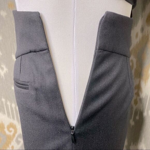 Ralph Lauren Black Wool Hi-Waist Pencil Skirt - Picture 6 of 16